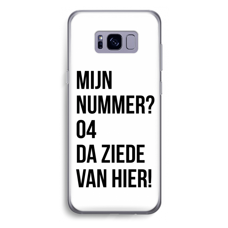 Da ziede van hier: Samsung Galaxy S8 Plus Transparant Hoesje