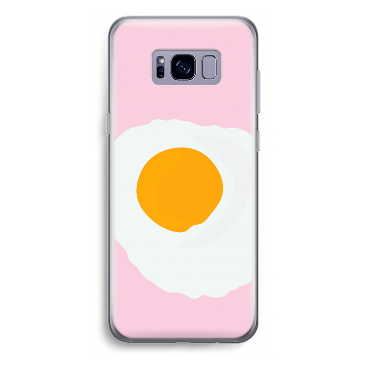 Sunny side up: Samsung Galaxy S8 Plus Transparant Hoesje