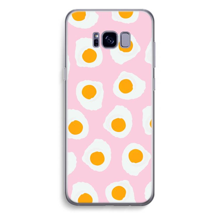 Dancing eggs: Samsung Galaxy S8 Plus Transparant Hoesje