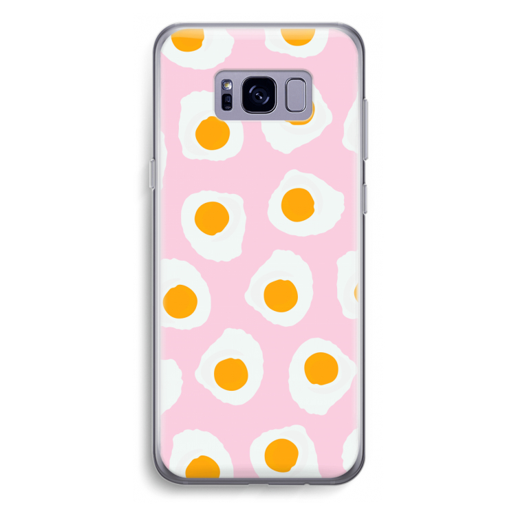 Dancing eggs: Samsung Galaxy S8 Plus Transparant Hoesje