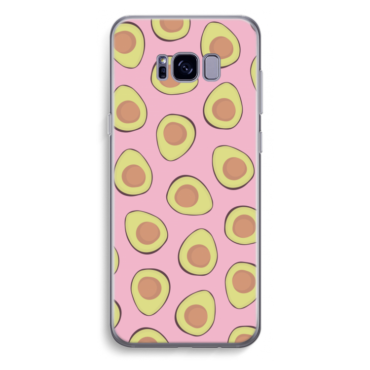 Dancing avocados: Samsung Galaxy S8 Plus Transparant Hoesje