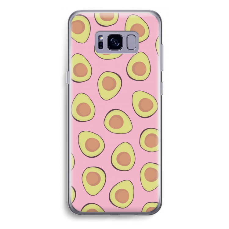 Dancing avocados: Samsung Galaxy S8 Plus Transparant Hoesje