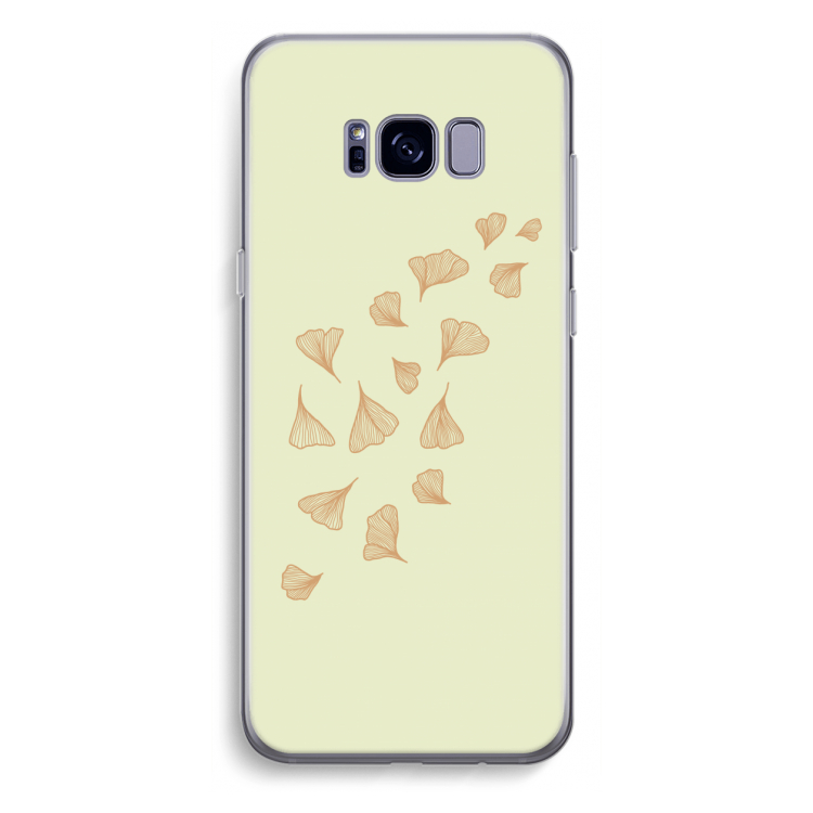 Falling Leaves: Samsung Galaxy S8 Plus Transparant Hoesje