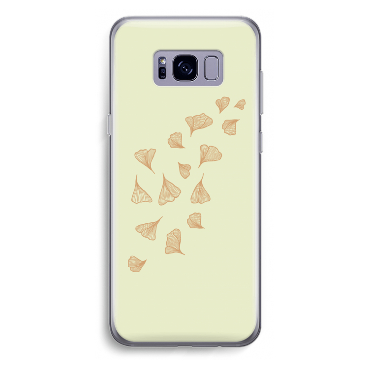 Falling Leaves: Samsung Galaxy S8 Plus Transparant Hoesje
