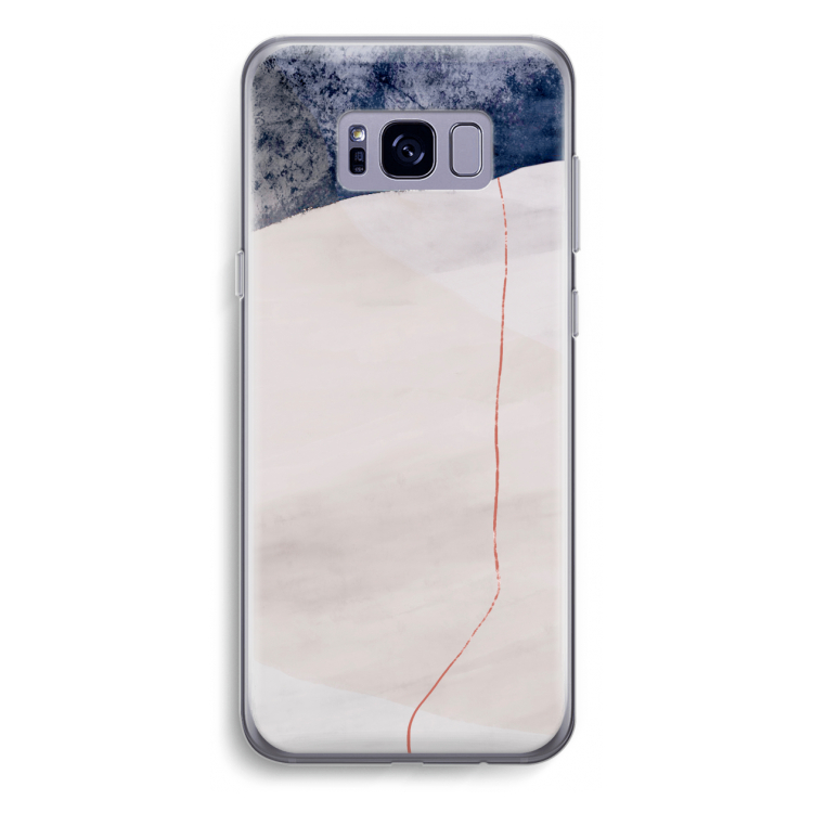 Stone White: Samsung Galaxy S8 Plus Transparant Hoesje