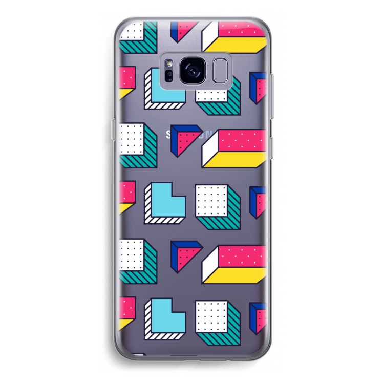 8-bit N°7: Samsung Galaxy S8 Plus Transparant Hoesje