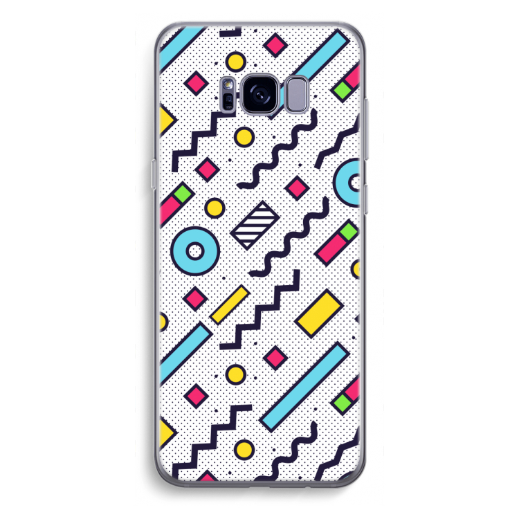8-bit N°8: Samsung Galaxy S8 Plus Transparant Hoesje