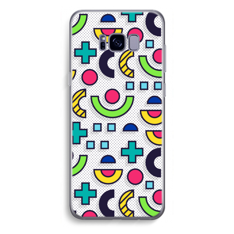 8-bit N°6: Samsung Galaxy S8 Plus Transparant Hoesje