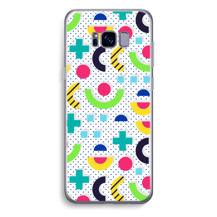 8-bit N°1: Samsung Galaxy S8 Plus Transparant Hoesje