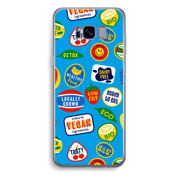 Fruitsticker: Samsung Galaxy S8 Plus Transparant Hoesje