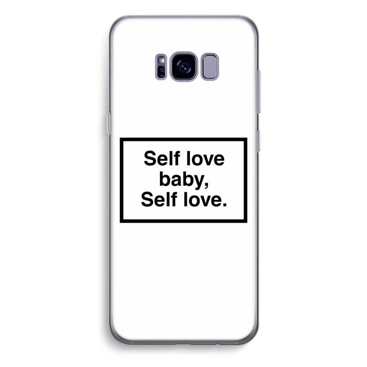 Self love: Samsung Galaxy S8 Plus Transparant Hoesje