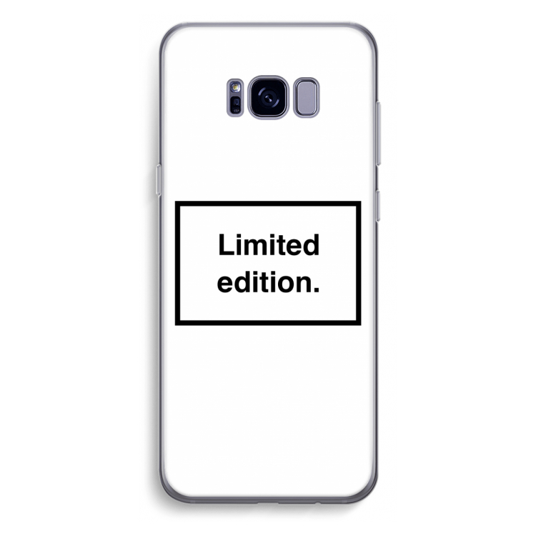 Limited edition: Samsung Galaxy S8 Plus Transparant Hoesje