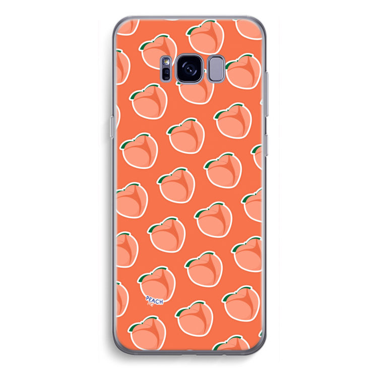 Just peachy: Samsung Galaxy S8 Plus Transparant Hoesje