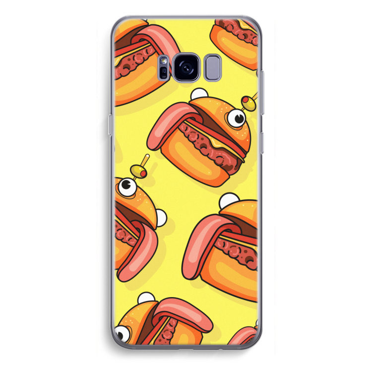 Hamburger: Samsung Galaxy S8 Plus Transparant Hoesje