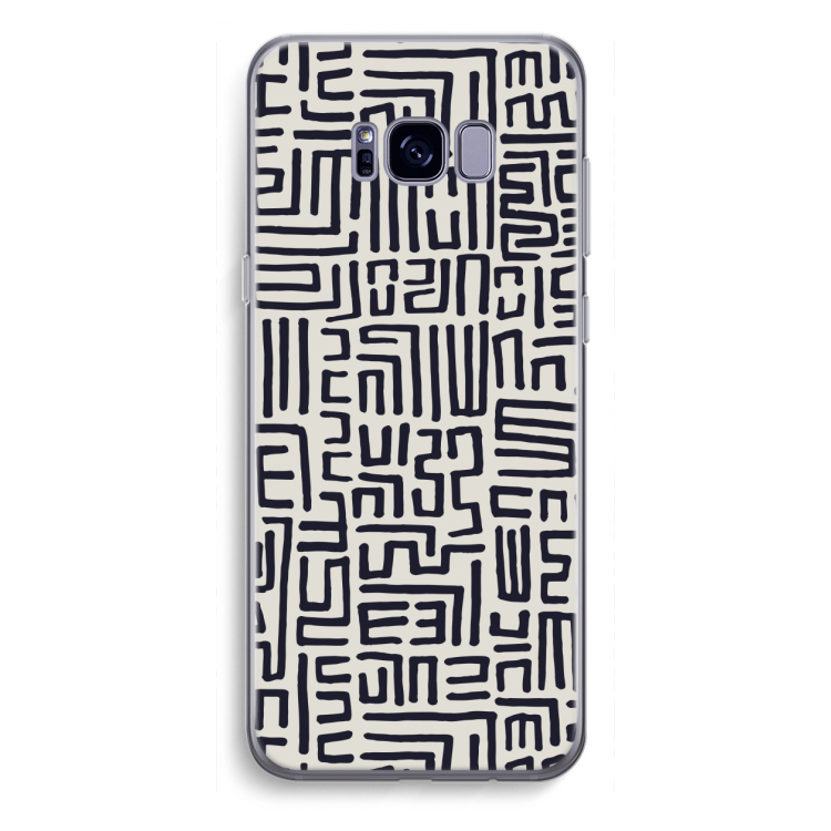 Moroccan Print: Samsung Galaxy S8 Plus Transparant Hoesje