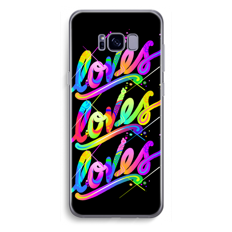 Loves: Samsung Galaxy S8 Plus Transparant Hoesje