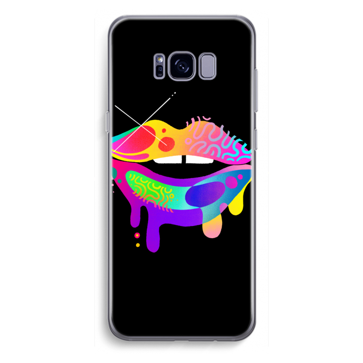 Lip Palette: Samsung Galaxy S8 Plus Transparant Hoesje