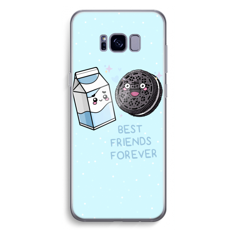 Best Friend Forever: Samsung Galaxy S8 Plus Transparant Hoesje