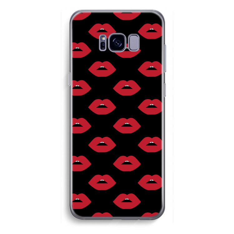 Lips: Samsung Galaxy S8 Plus Transparant Hoesje