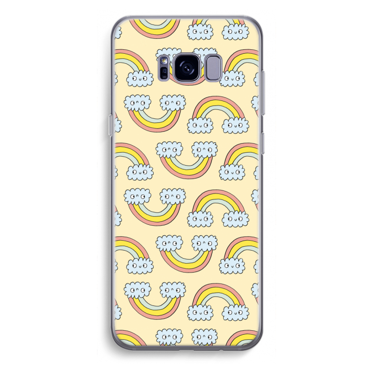 Regenboog: Samsung Galaxy S8 Plus Transparant Hoesje