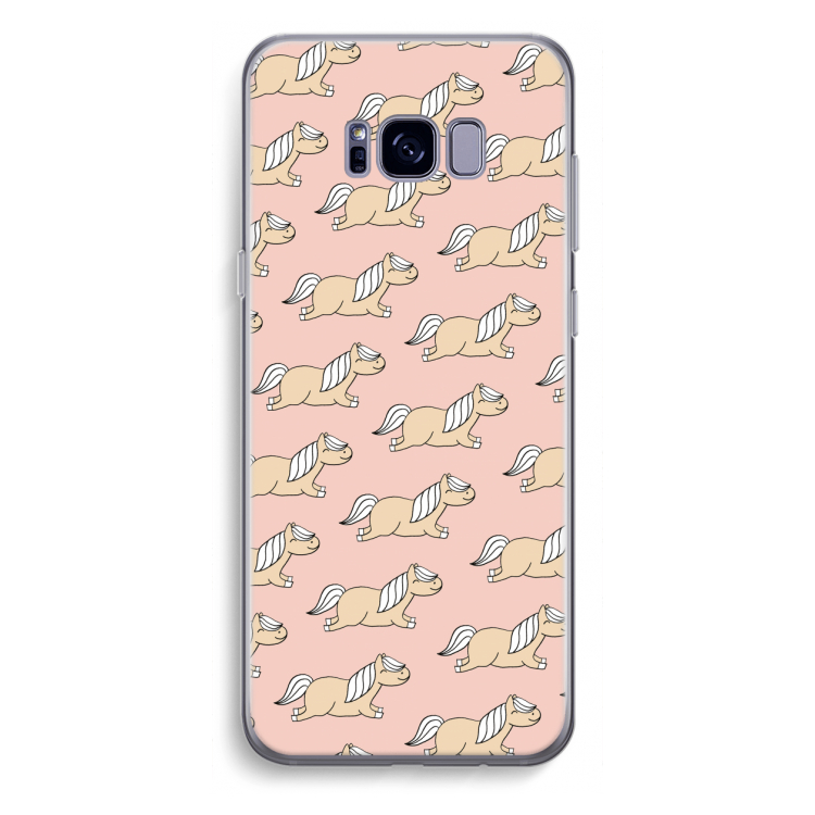 Ponys: Samsung Galaxy S8 Plus Transparant Hoesje