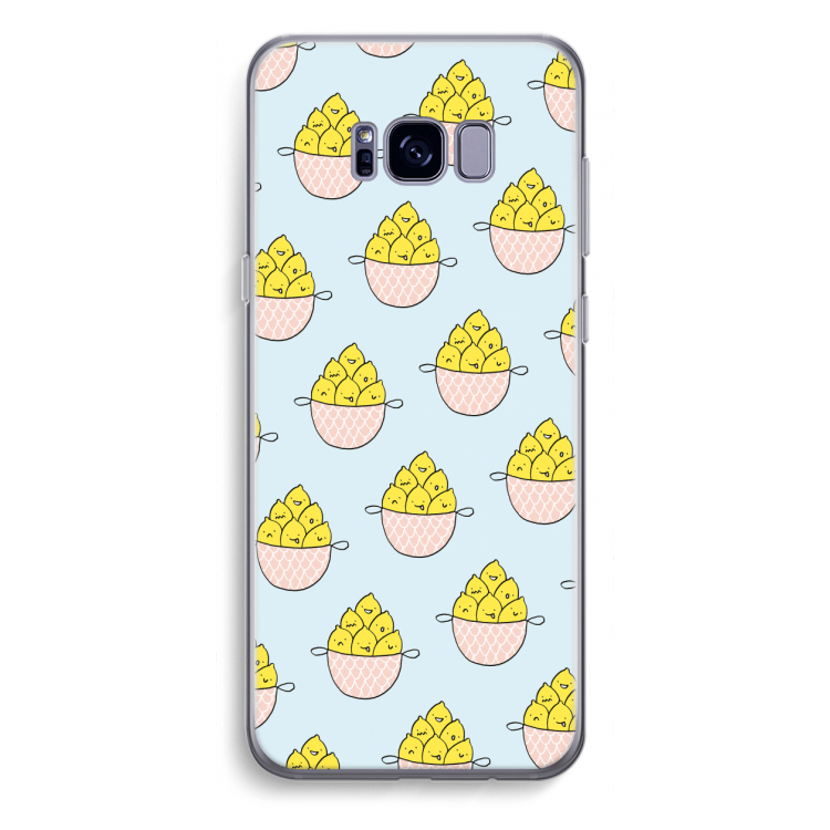 Citroenen: Samsung Galaxy S8 Plus Transparant Hoesje