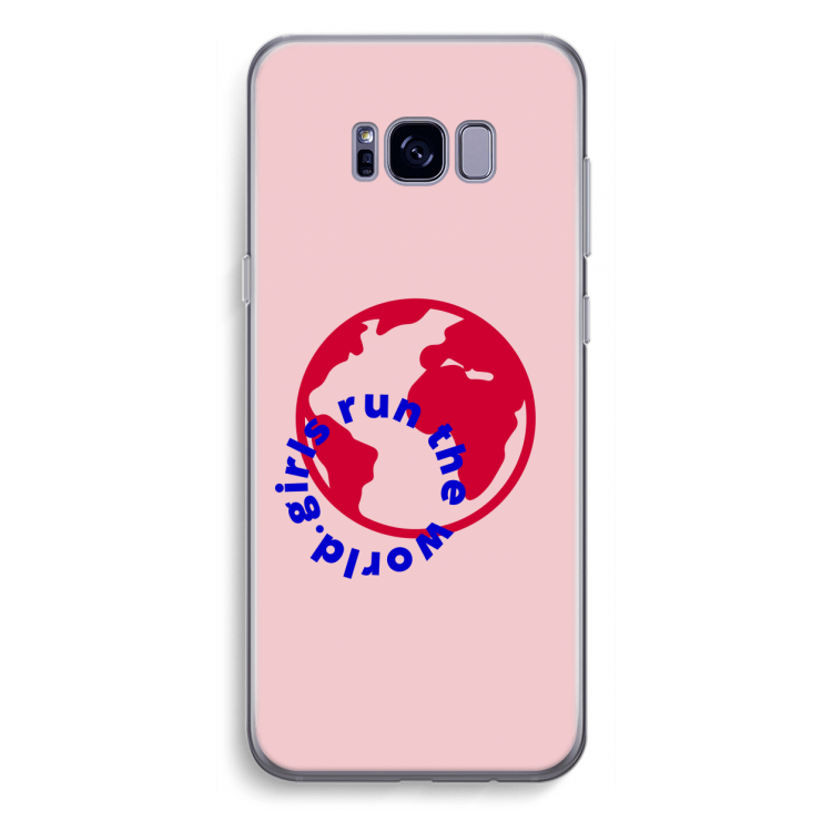 Run The World: Samsung Galaxy S8 Plus Transparant Hoesje