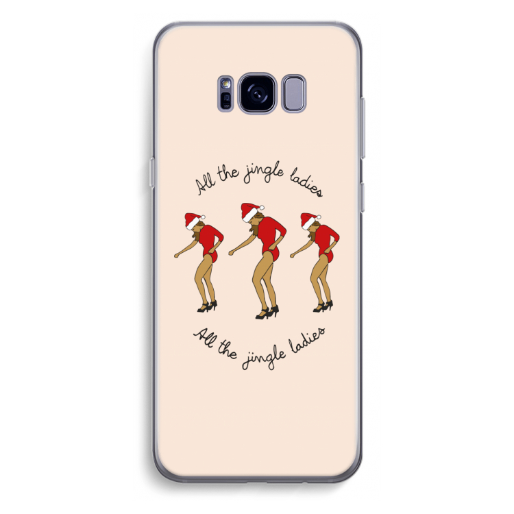 Jingle Ladies: Samsung Galaxy S8 Plus Transparant Hoesje