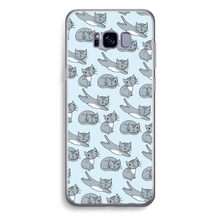 Poezen: Samsung Galaxy S8 Plus Transparant Hoesje