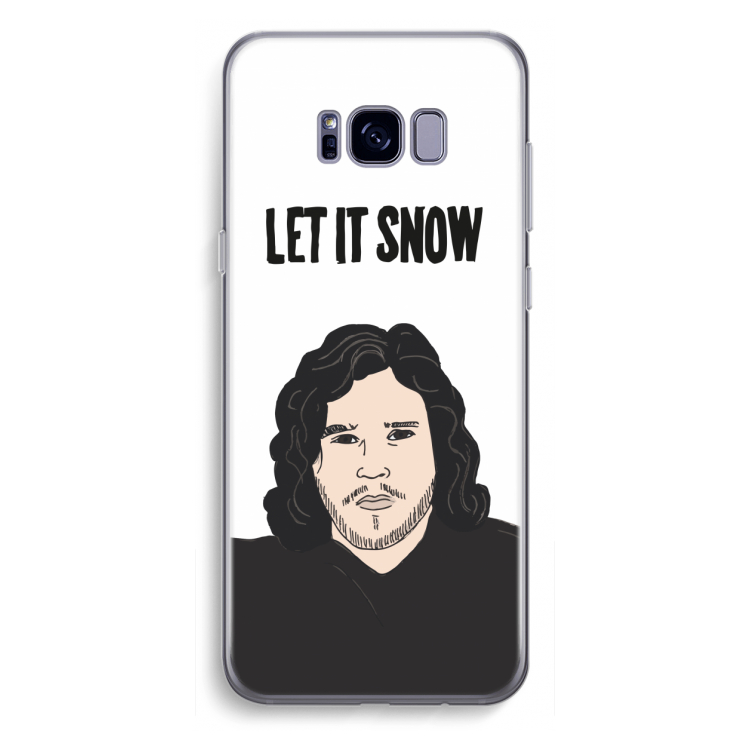 Let It Snow: Samsung Galaxy S8 Plus Transparant Hoesje