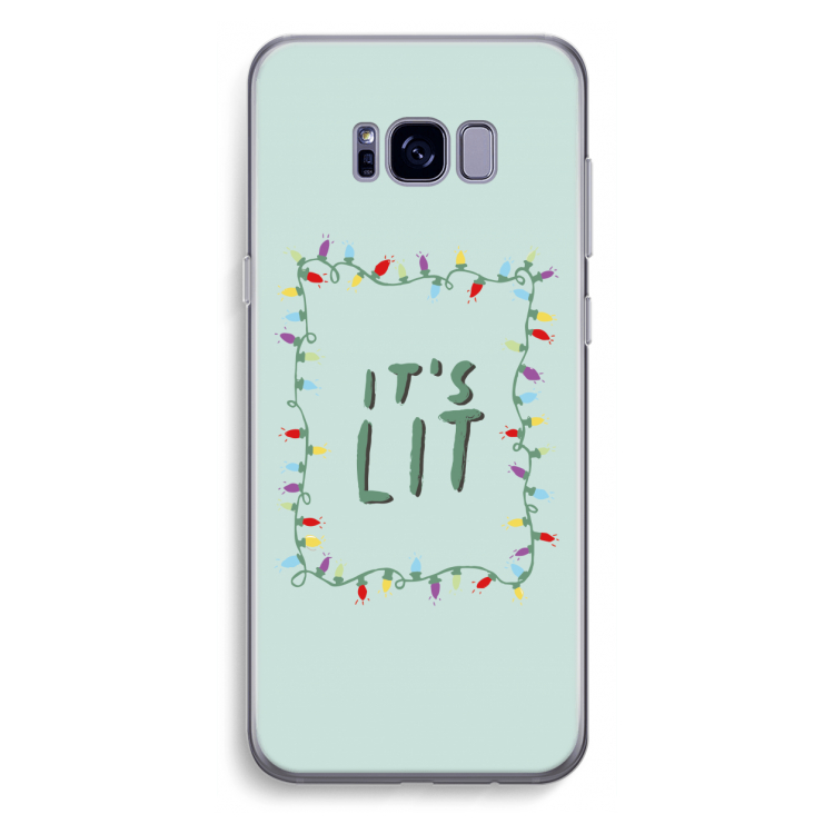 It's Lit: Samsung Galaxy S8 Plus Transparant Hoesje