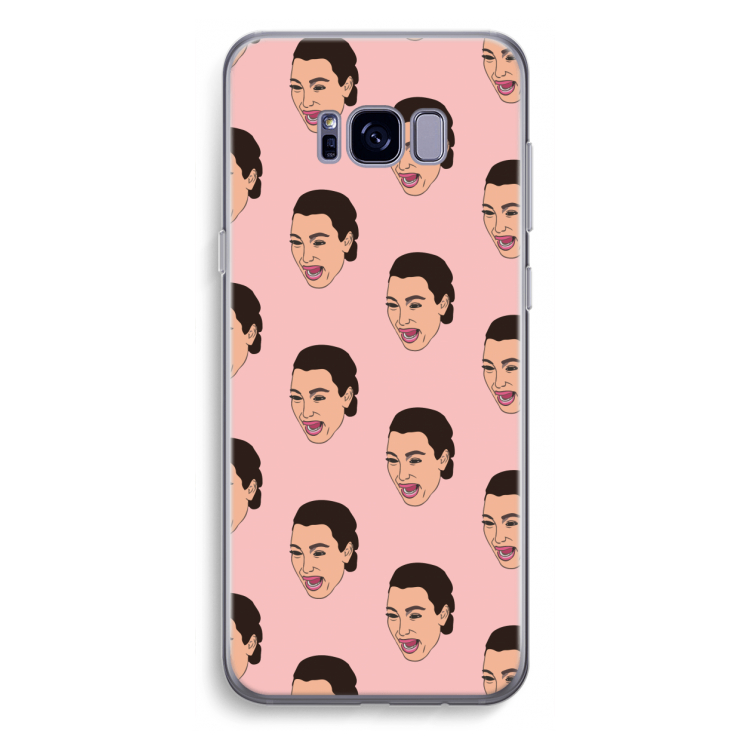 Ugly Cry Call: Samsung Galaxy S8 Plus Transparant Hoesje