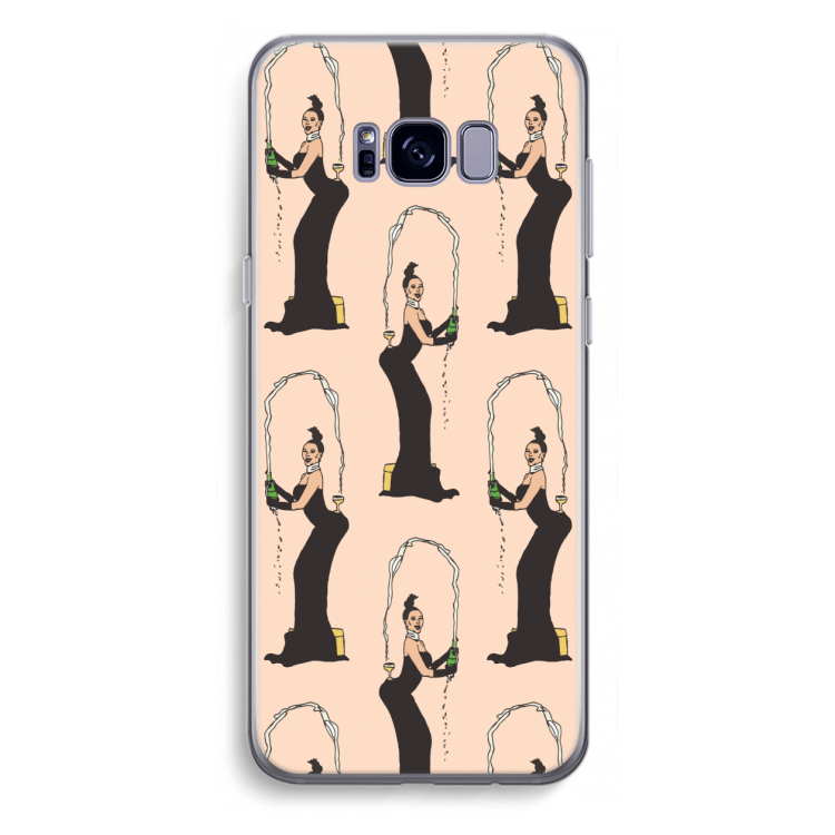 Pop Some Kim: Samsung Galaxy S8 Plus Transparant Hoesje