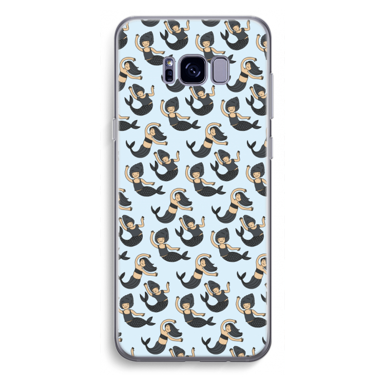 Zeemeermin: Samsung Galaxy S8 Plus Transparant Hoesje