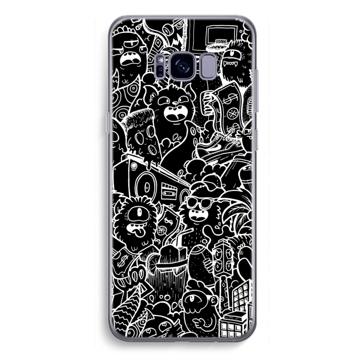 Vexx Black City : Samsung Galaxy S8 Plus Transparant Hoesje