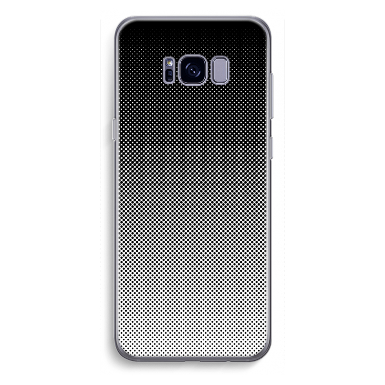 Musketon Halftone: Samsung Galaxy S8 Plus Transparant Hoesje
