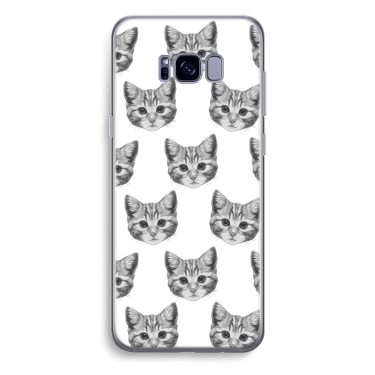 Kitten: Samsung Galaxy S8 Plus Transparant Hoesje