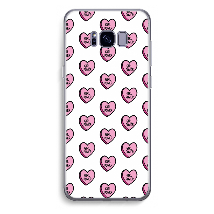 GIRL POWER: Samsung Galaxy S8 Plus Transparant Hoesje