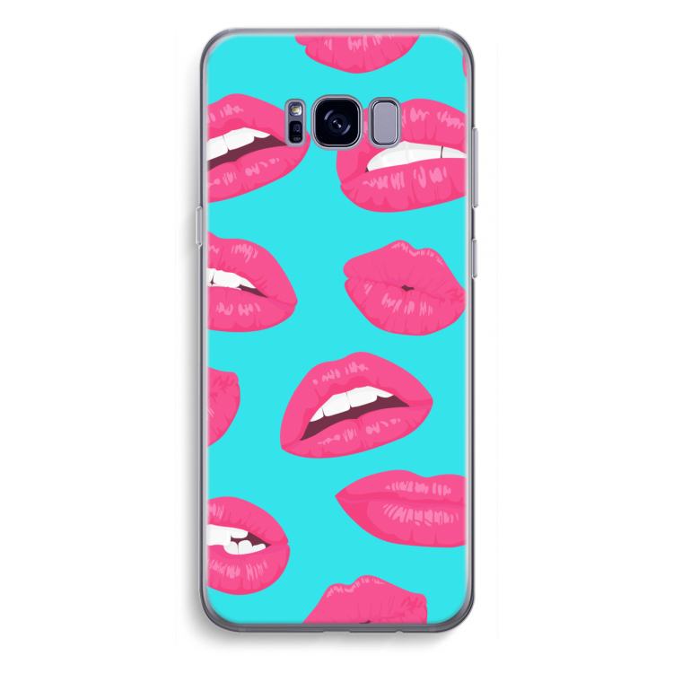 Bite my lip: Samsung Galaxy S8 Plus Transparant Hoesje