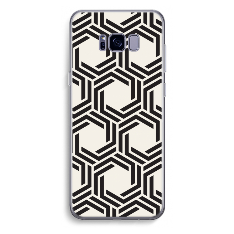 Geometrisch patroon: Samsung Galaxy S8 Plus Transparant Hoesje