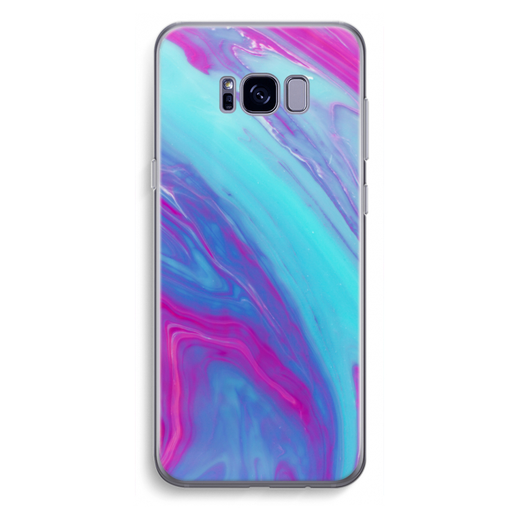 Zweverige regenboog: Samsung Galaxy S8 Plus Transparant Hoesje