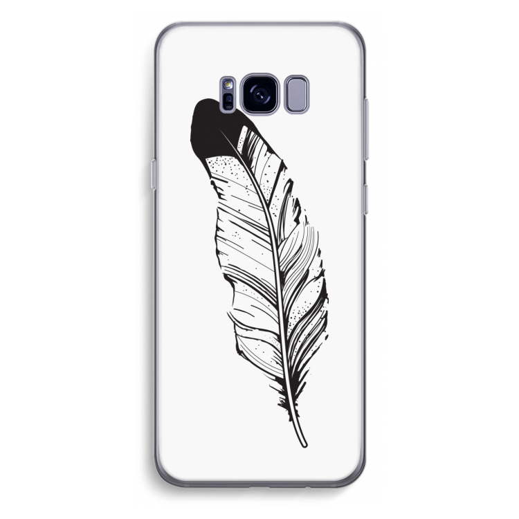 Pluim: Samsung Galaxy S8 Plus Transparant Hoesje