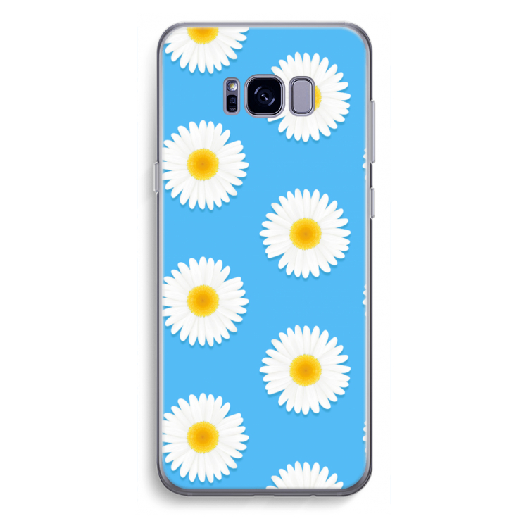 Margrietjes: Samsung Galaxy S8 Plus Transparant Hoesje