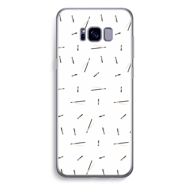 Hipster stripes: Samsung Galaxy S8 Plus Transparant Hoesje