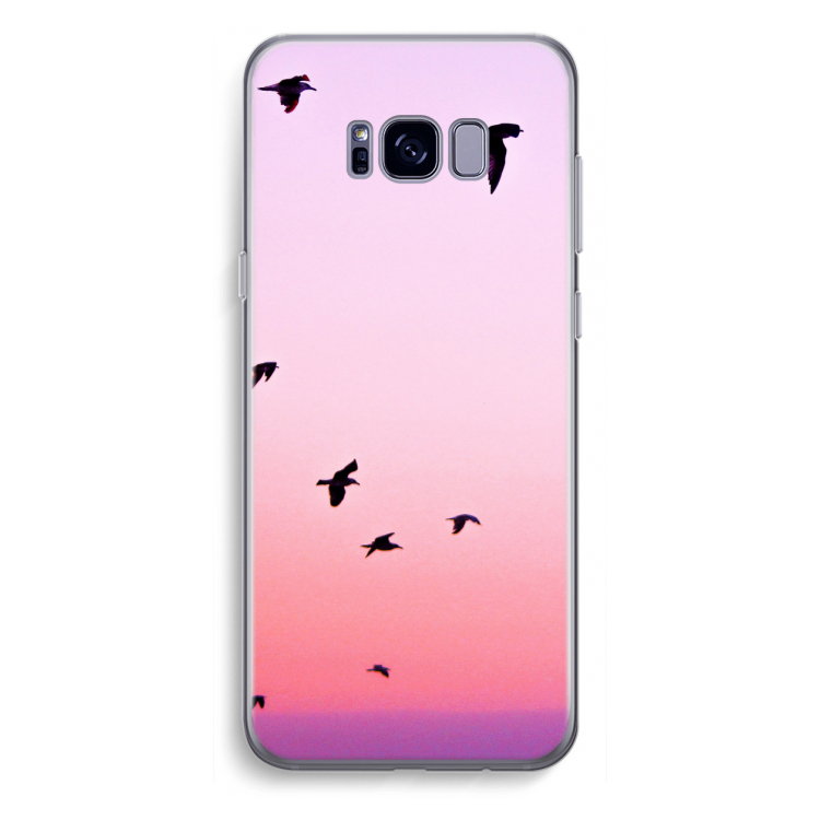 Fly away: Samsung Galaxy S8 Plus Transparant Hoesje