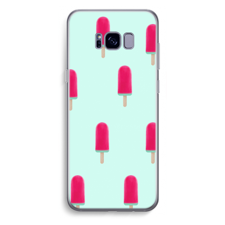 Waterijsje: Samsung Galaxy S8 Plus Transparant Hoesje