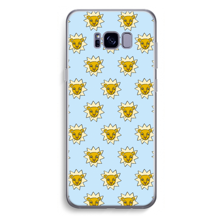 Leeuwenkoppen: Samsung Galaxy S8 Plus Transparant Hoesje