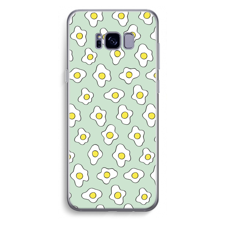 Spiegeleitjes: Samsung Galaxy S8 Plus Transparant Hoesje