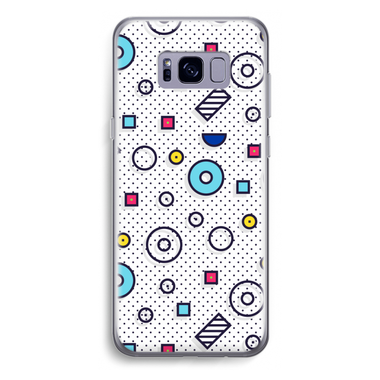 8-bit N°9: Samsung Galaxy S8 Plus Transparant Hoesje