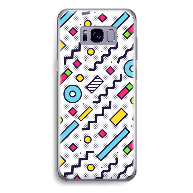 8-bit N°8: Samsung Galaxy S8 Plus Transparant Hoesje